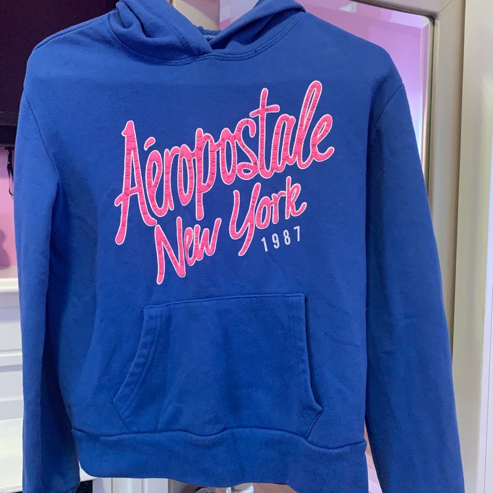 Blue Aeropostale New York 1987 Hoodie🐬